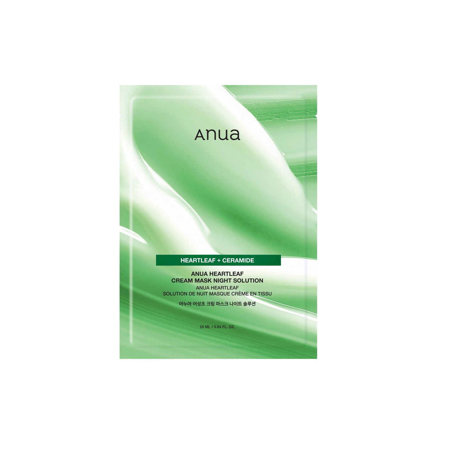 Anua Heartleaf Cream Mask Night Solution 25ml (1pcs)
