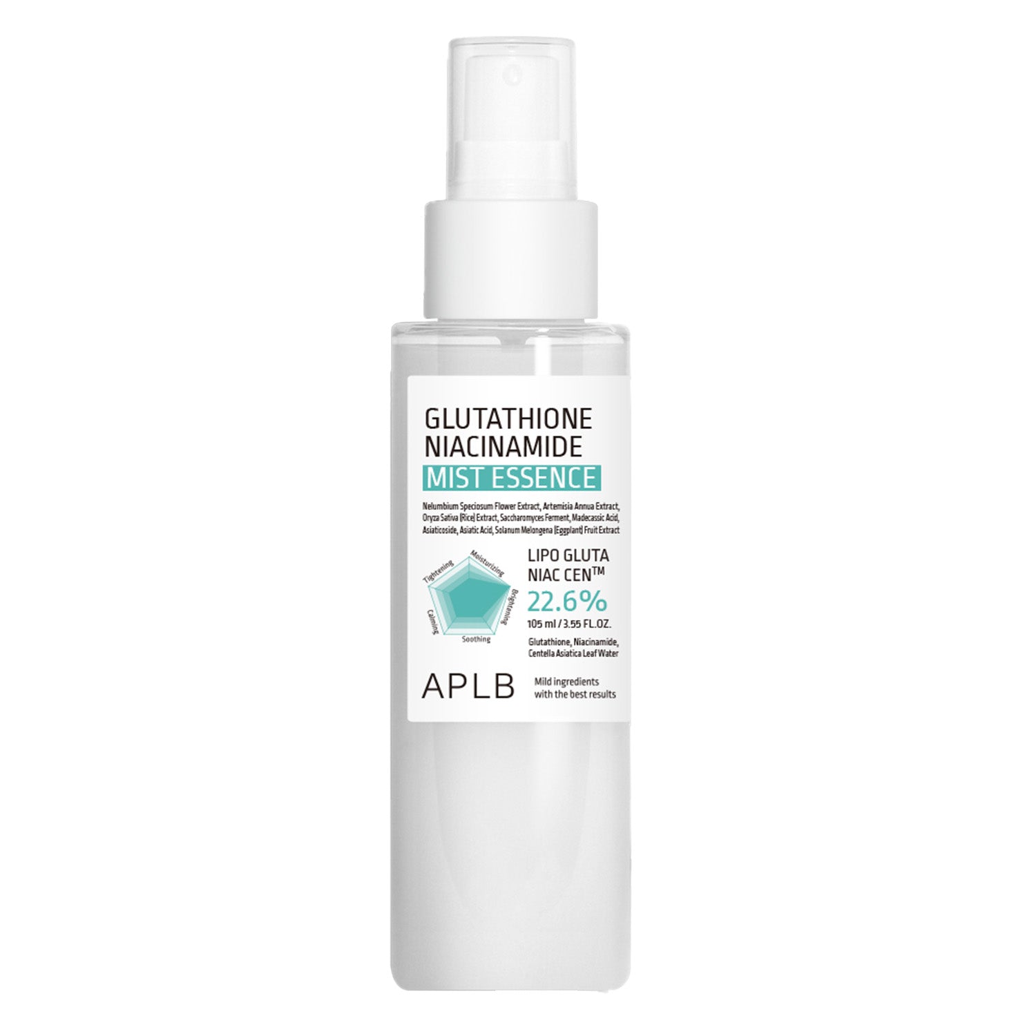 APLB GLUTATHIONE NIACINAMIDE MIST ESSENCE 105ml lamisebeauty APLB GLUTATHIONE NIACINAMIDE MIST ESSENCE 105ml lamisebeauty