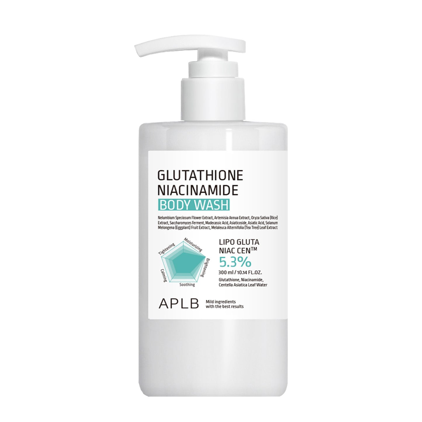 APLB GLUTATHIONE NIACINAMIDE BODY WASH 300ml