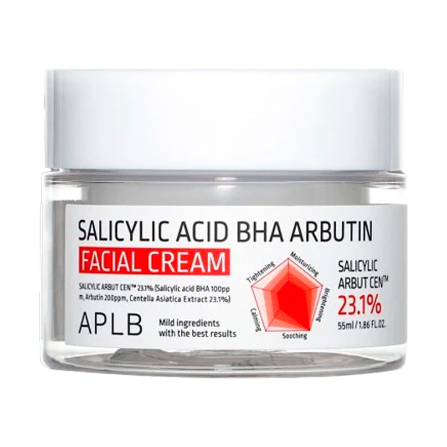 APLB SALICYLIC ACID BHA ARBUTIN FACIAL CREAM 55ml