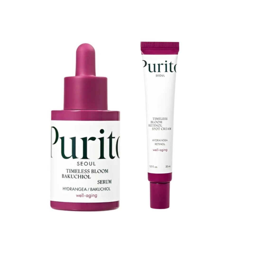 Purito Retinol Spot Cream + Purito Bakuchiol Serum