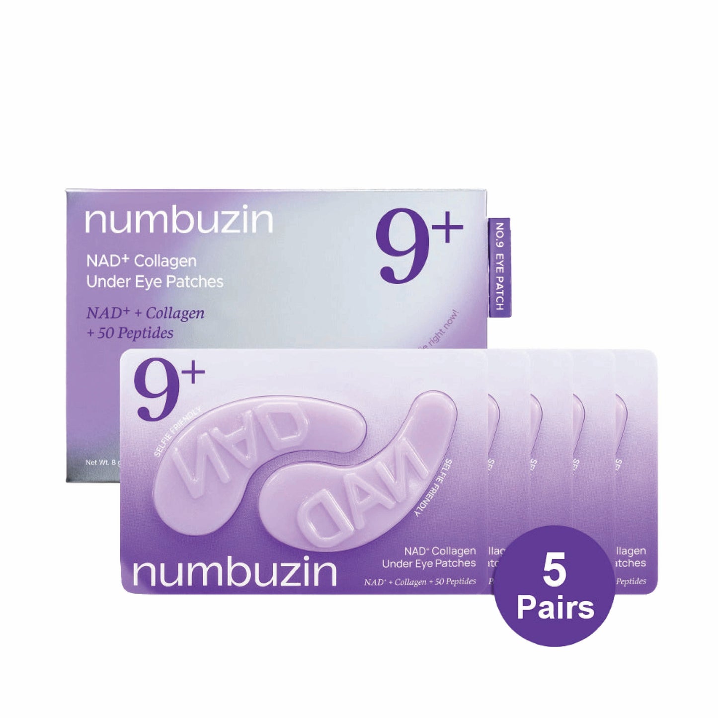 Numbuzin No.9 Nad Collagen Under Eye Patches (5Ea)