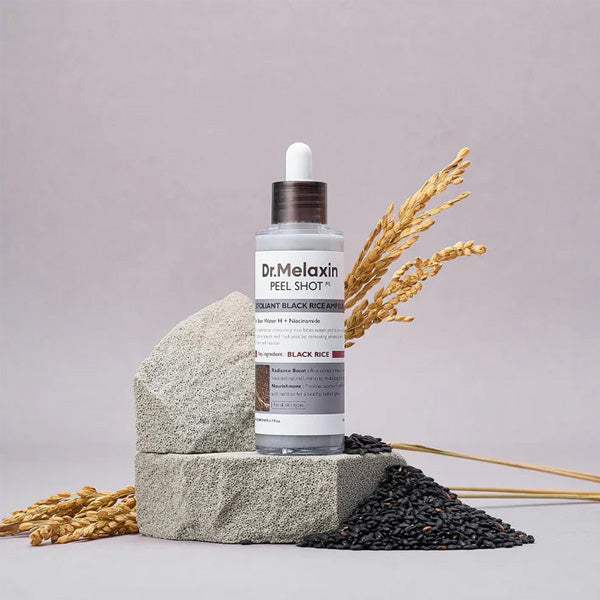 Dr.Melaxin Peel Shot Exfoliating Black Rice Ampoule (80ml)