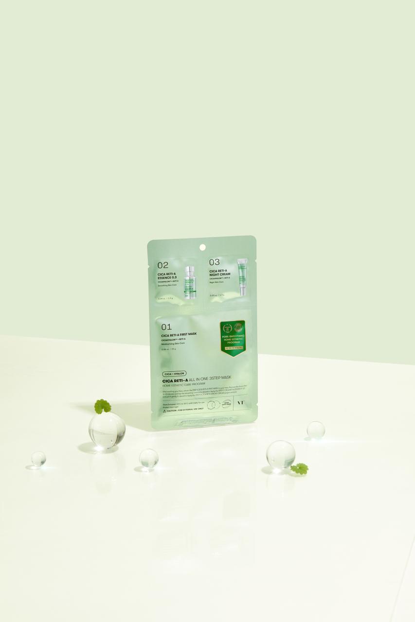 VT CICA RETI-A ALL IN ONE 3STEP MASK