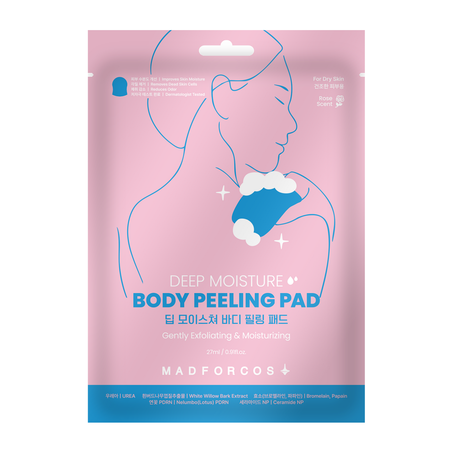 Madforcos Deep Moisture Body Peeling Pad (27ml*1ea)
