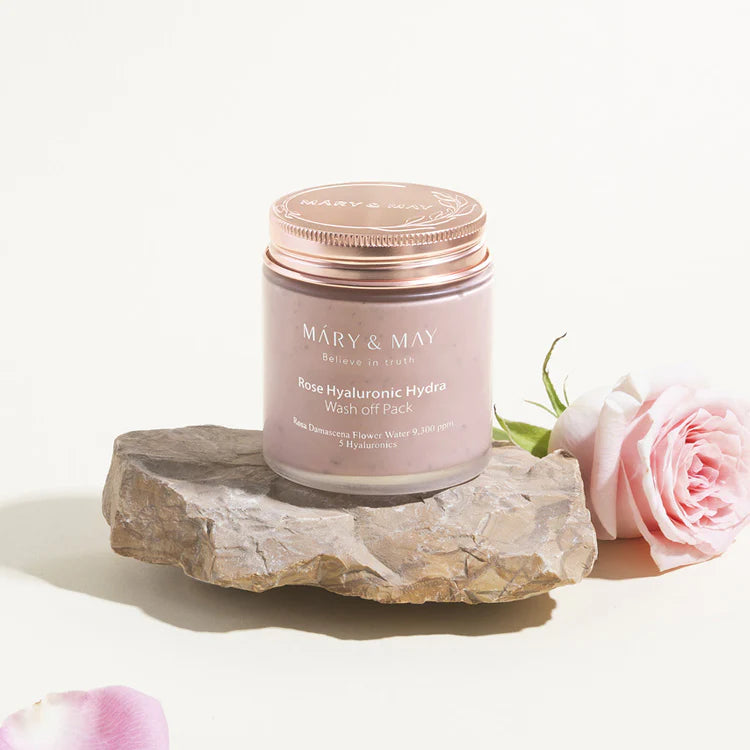 MARY&MAY Rose Hyaluronic Hydra Wash off Pack