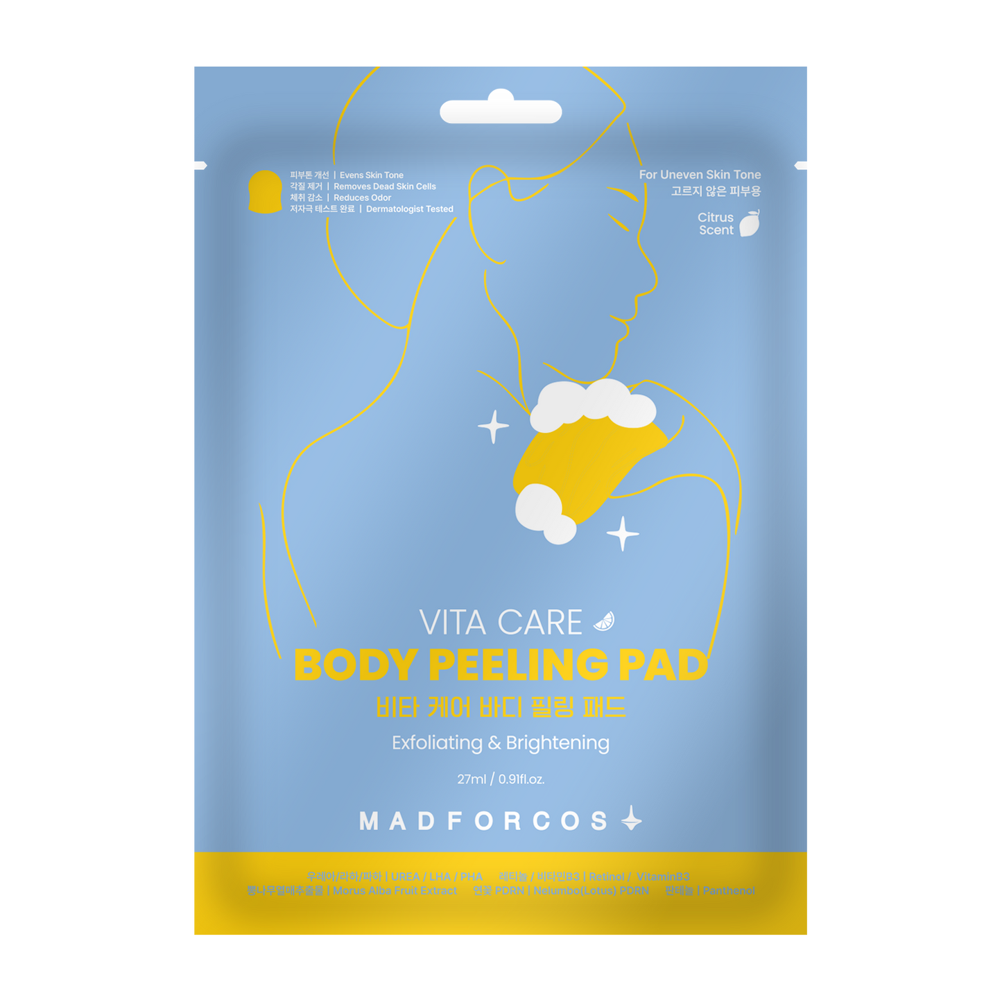 Madforcos Vita Care Body Peeling Pad (27ml*1ea)