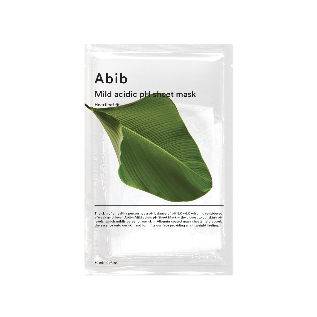 ABIB Mild Acidic pH Sheet Mask Heartleaf Fit 30ml