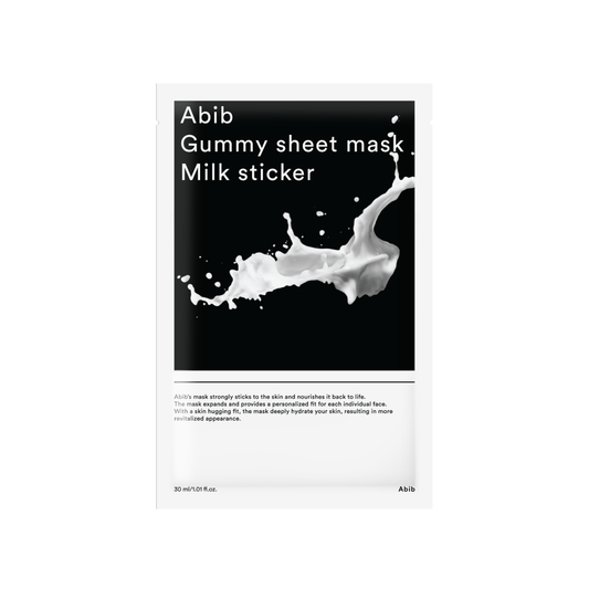 ABIB GUMMY SHEET MASK COLLAGEN MILK STICKER 1 piece ( 27ml)