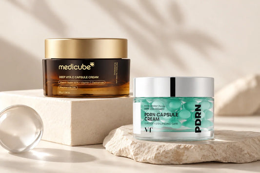 Medicube deep vita-c capsule cream, vt pdrn capsule cream