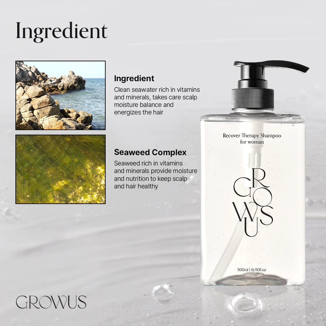 Growus Recover Therapy Shampoo For Woman 500ml