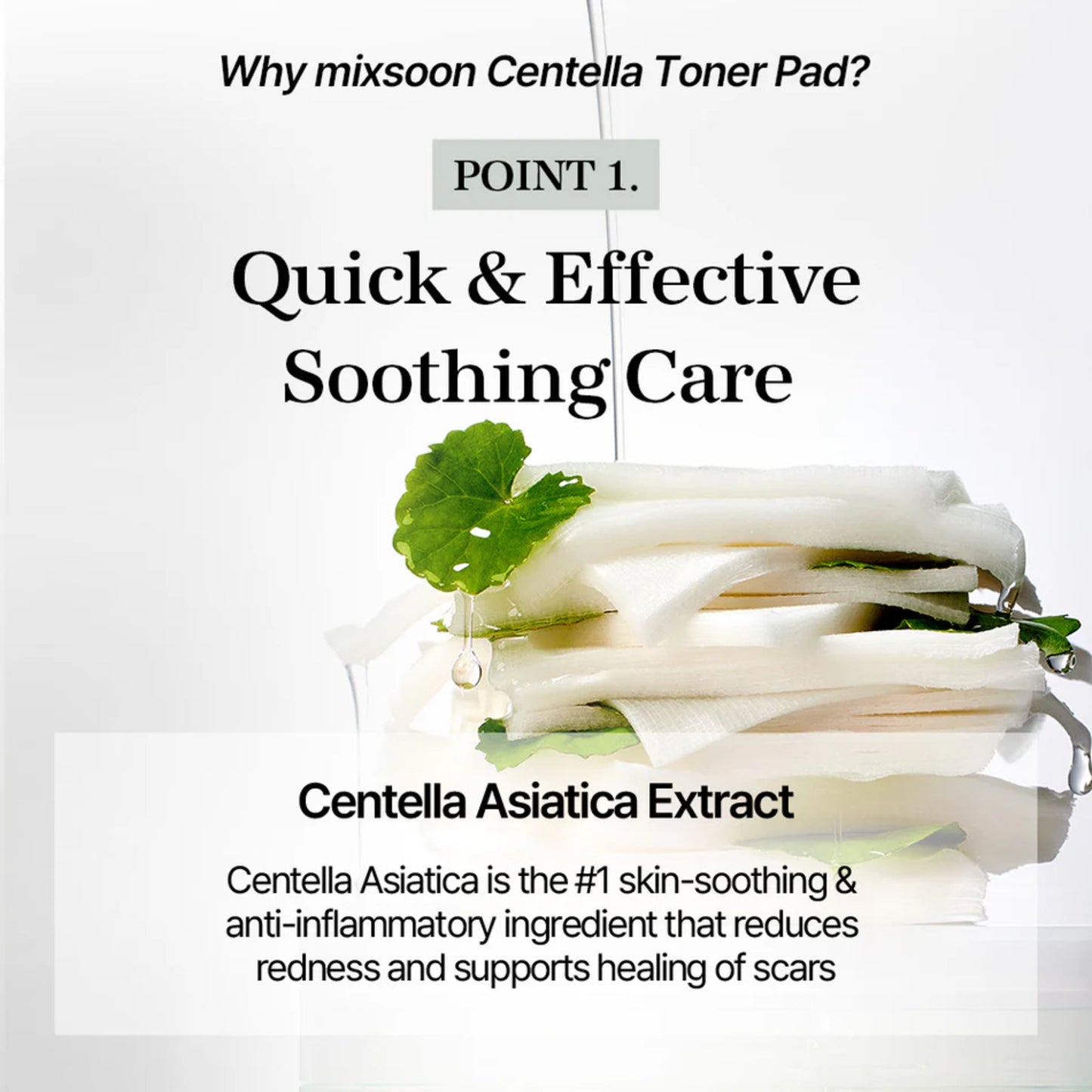 MIXSOON Centella Toner Pad [120ea]
