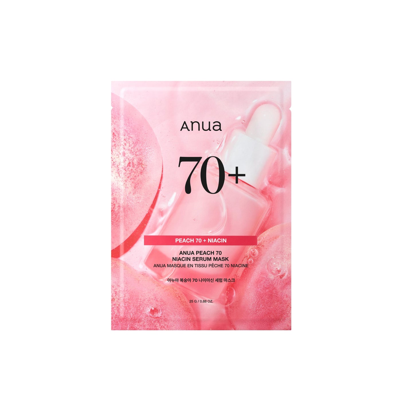 Anua Peach Niacin Serum Mask 25g (1pcs)