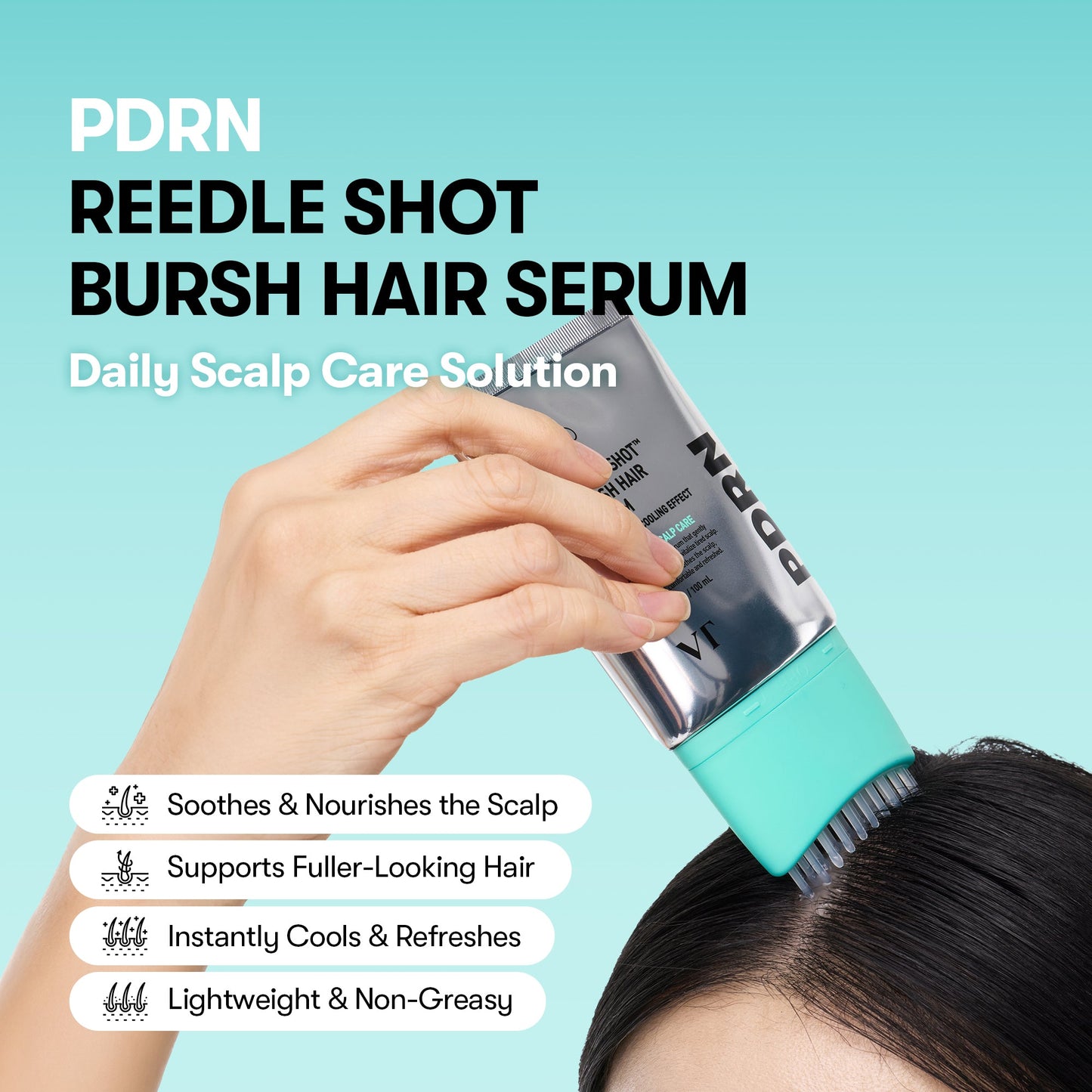 VT Pdrn Reedle Shot Brush Hair Serum 100Ml
