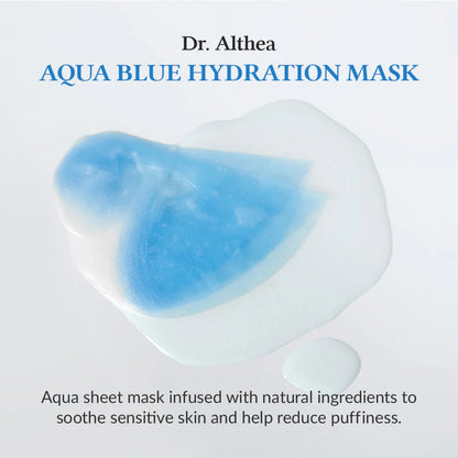 Dr.Althea Aqua Blue Hydration Mask 28g (Pack of 4)