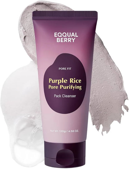 Eqqualberry Purple Rice Pore Purifying Pack Cleanser 130G