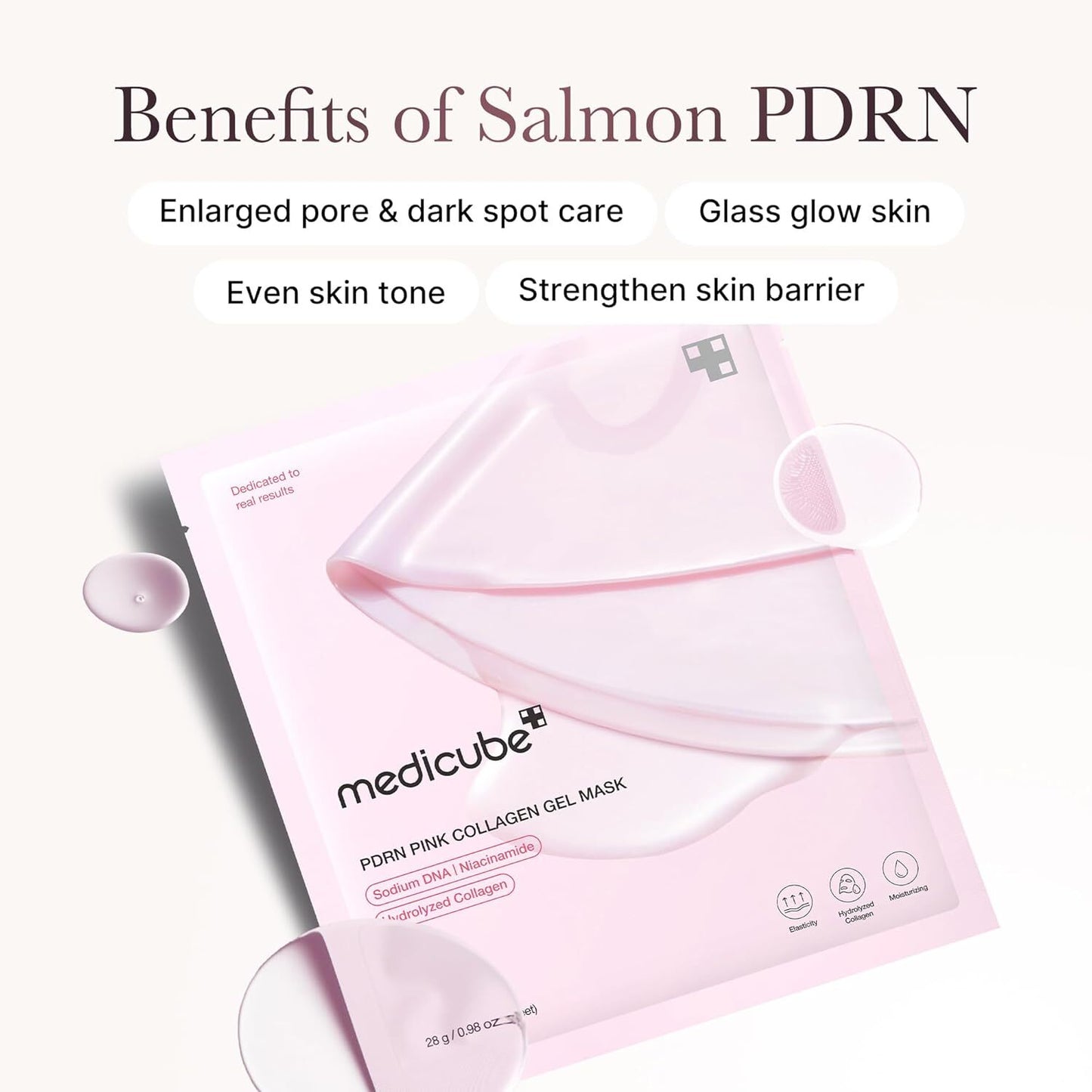 Medicube Pdrn Pink Collagen Gel Mask 4Ea