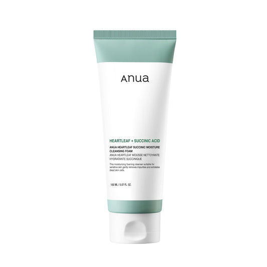 Anua Heartleaf Succinic Moisture Cleansing Foam 150ml