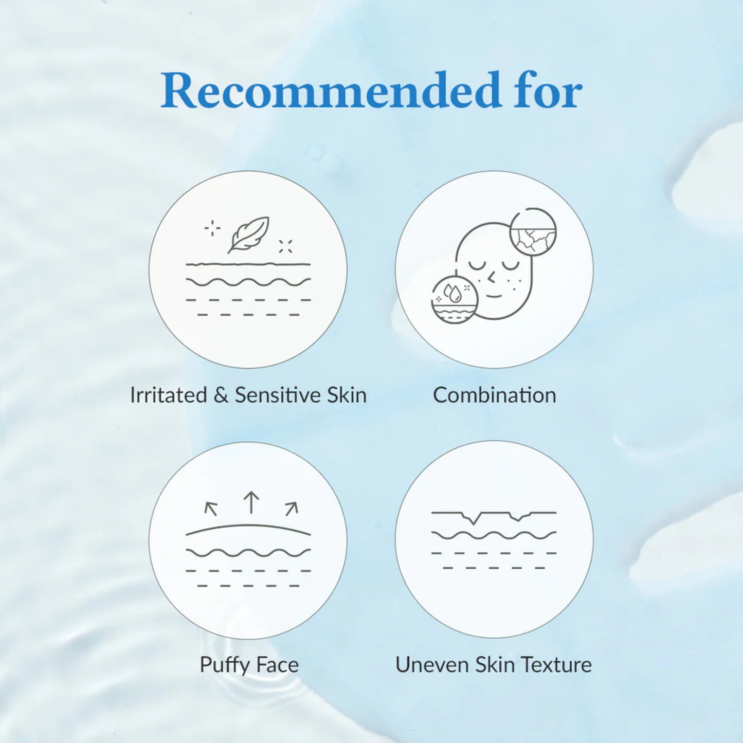 Dr.Althea Aqua Blue Hydration Mask 28g (Pack of 4)