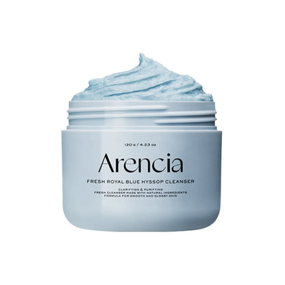 Arencia Fresh Blue Hyssop Rice Mochi Cleanser 120G