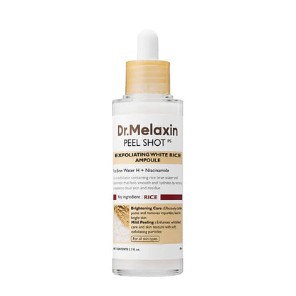 Dr.Melaxin Peel Shot Exfoliating White Rice Ampoule 80ml