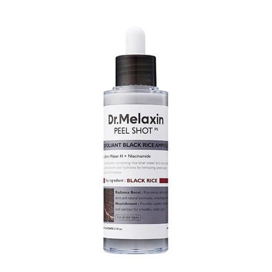 Dr.Melaxin Peel Shot Exfoliating Black Rice Ampoule (80ml)
