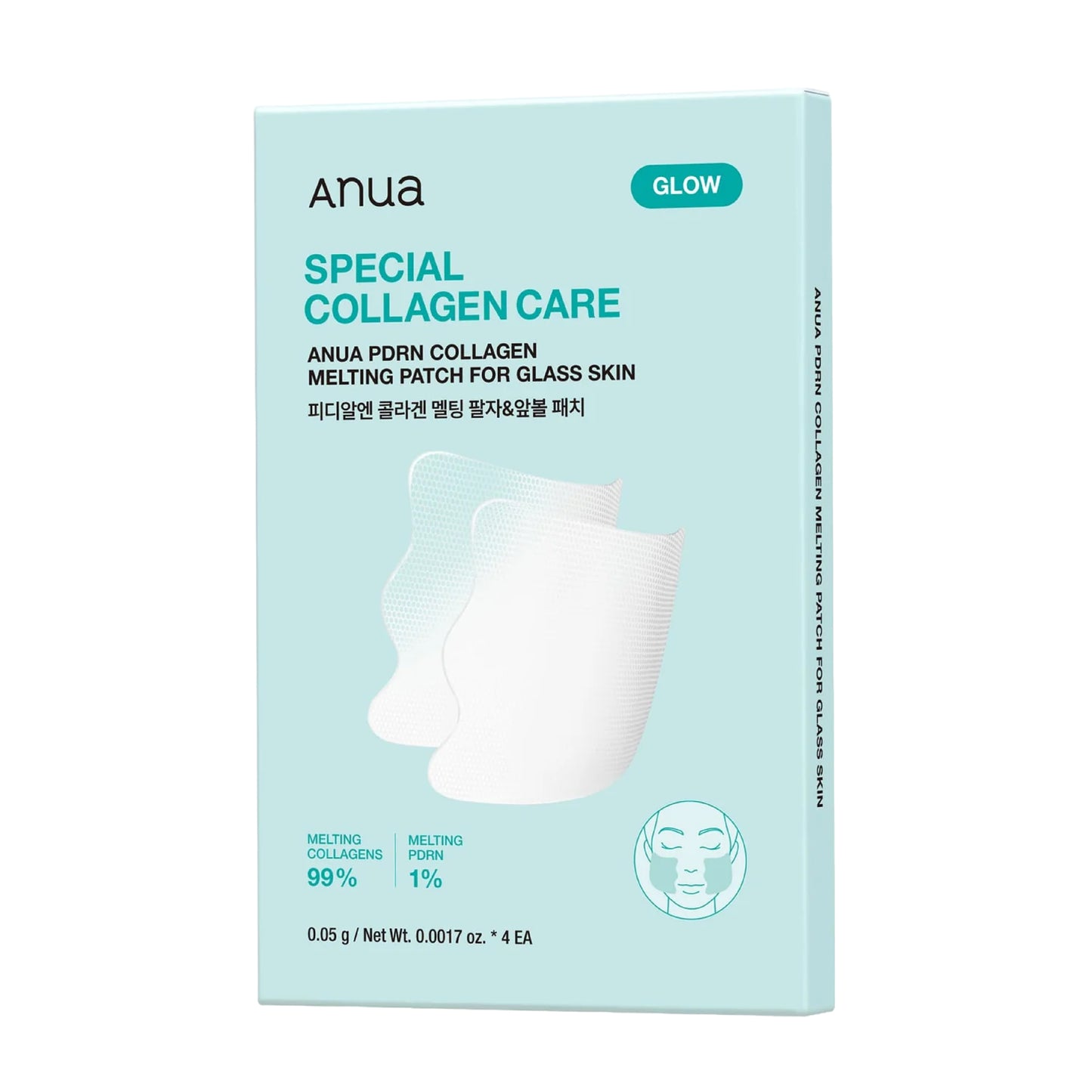 Anua Pdrn Collagen Melting Patch For Glass Skin 4Ea