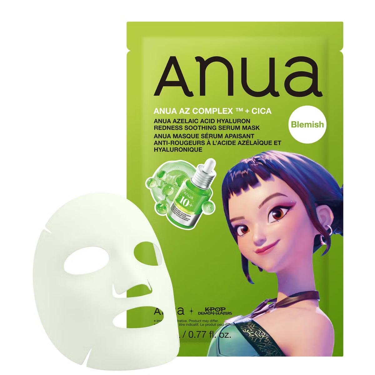 Anua Azelaic Acid Hyaluron Redness Soothing Serum Mask (KDH) 23ml