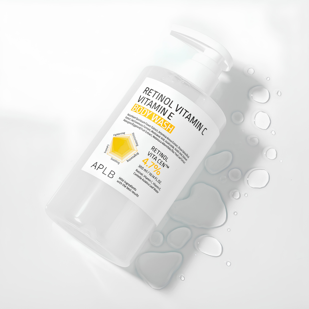 Aplb Retinol Vitamin C Vitamin E Body Wash 300ml