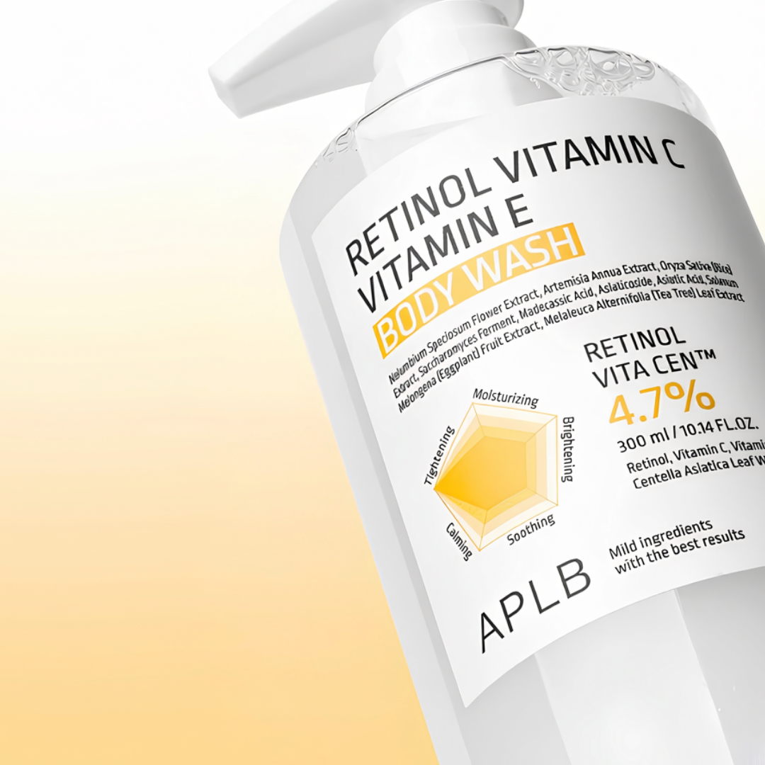 Aplb Retinol Vitamin C Vitamin E Body Wash 300ml