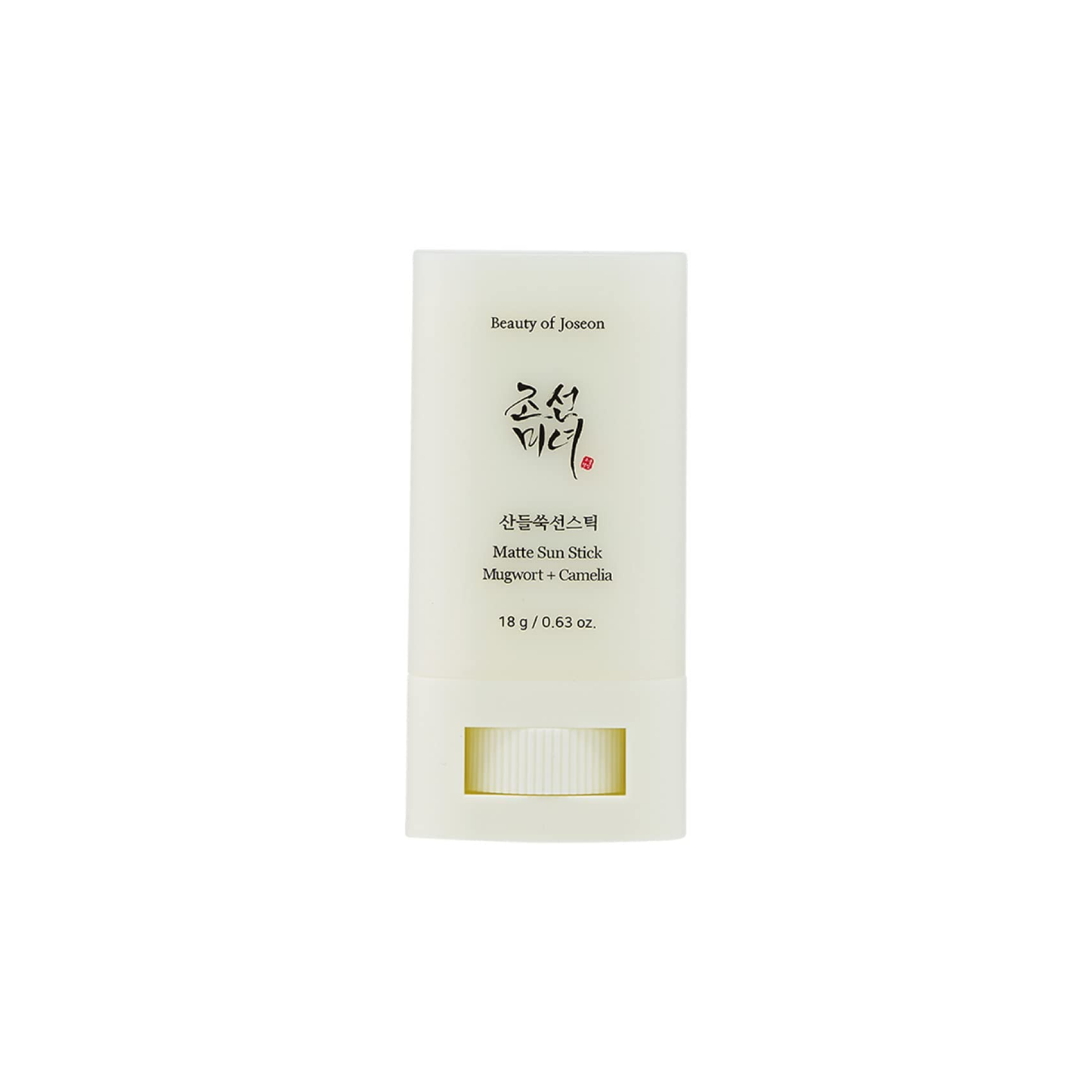 BEAUTY OF JOSEON Matte Sun Stick: Mugwort + Camelia 18g