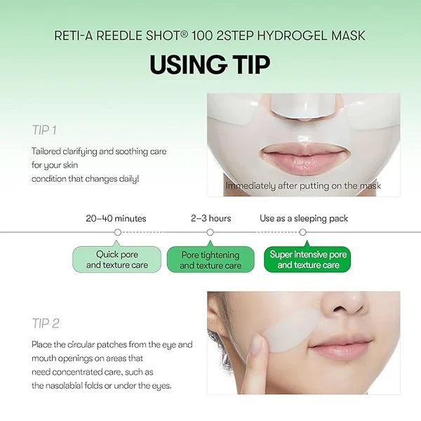 VT RETI-A REEDLE SHOT® 100 2STEP HYDROGEL MASK