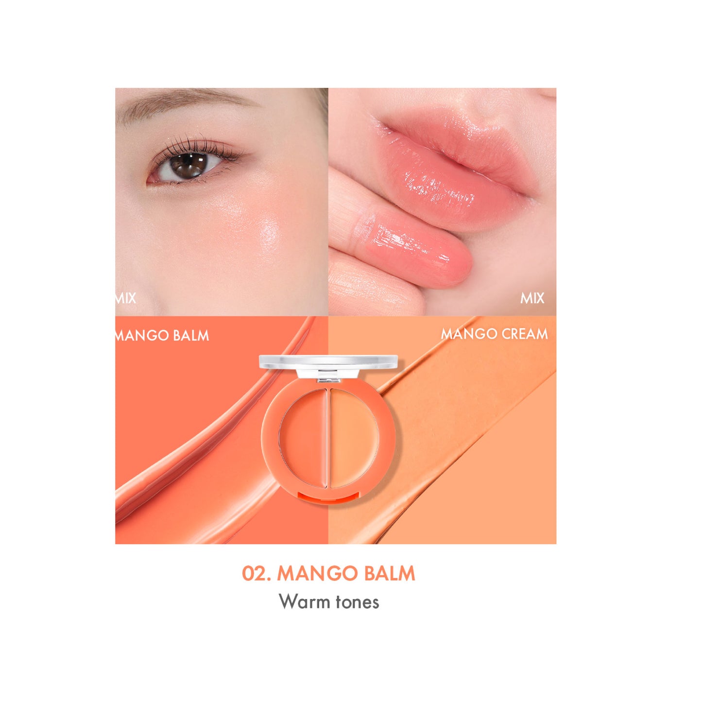AMUSE Lip and Cheek Healthy Balm ( 5 Colors ) 3g