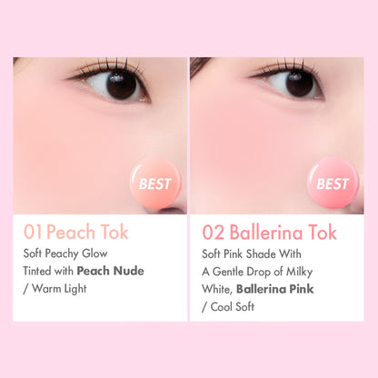 AMUSE Cheek Tok Tok - 8 Colors  5.5ml