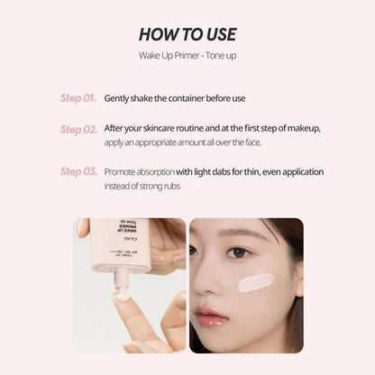 Clio Wake Up Primer Tone Up Spf50+, Pa++++ 30ml