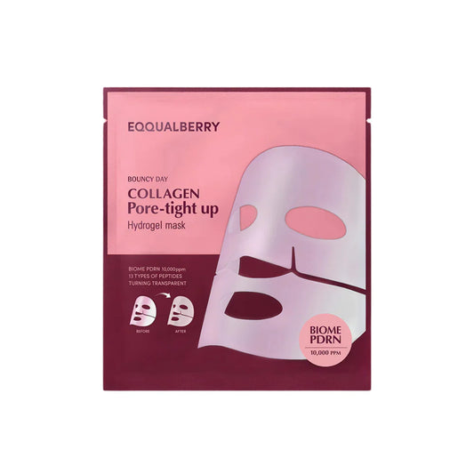 Eqqualberry Collagen Pore-Tight Up Hydrogel Mask 4Ea|30G