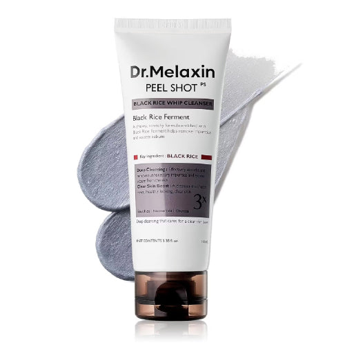 Dr. Melaxin Peel Shot Black Rice Whip Cleanser 100Ml