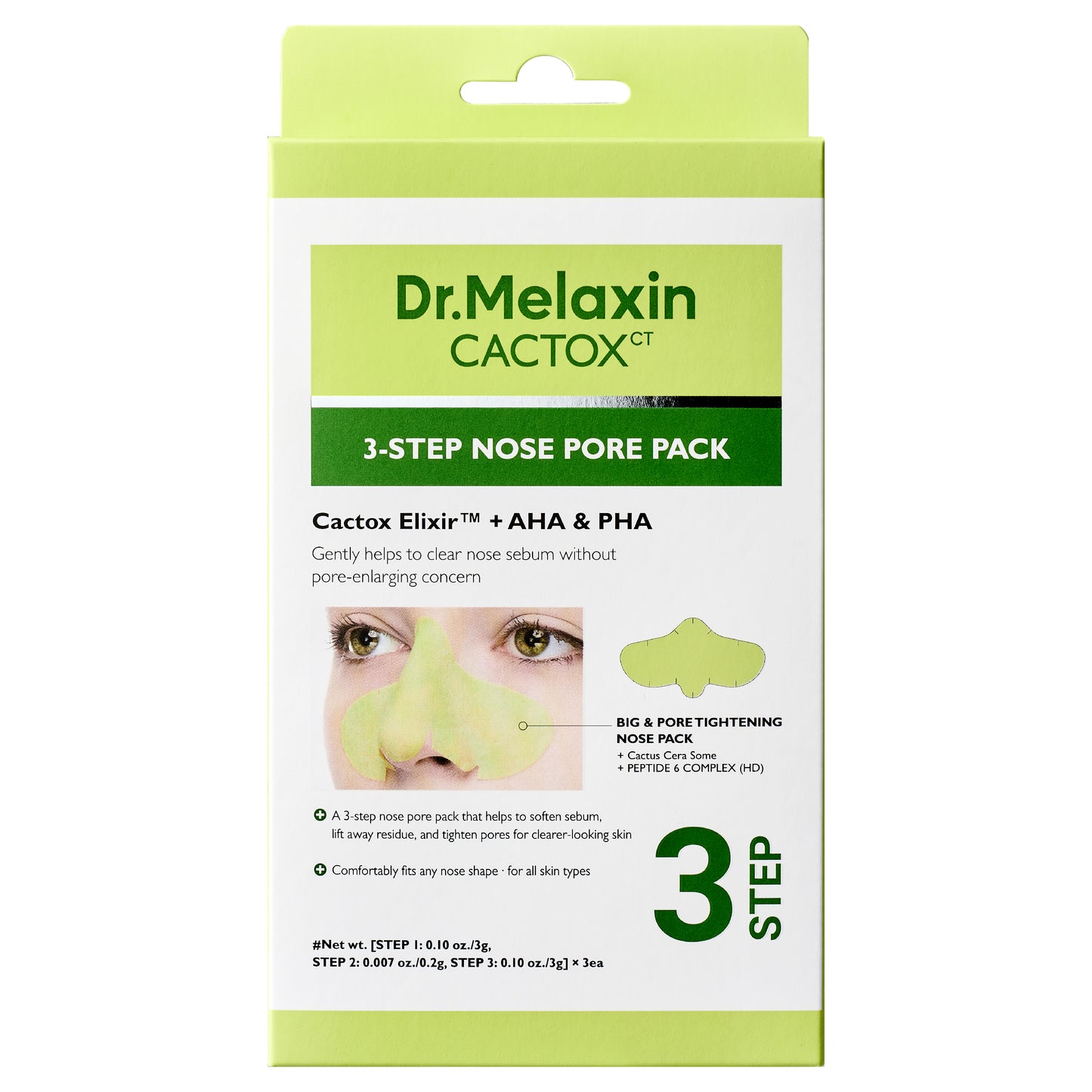 Dr.Melaxin Cactox 3-Step Nose Pore Pack