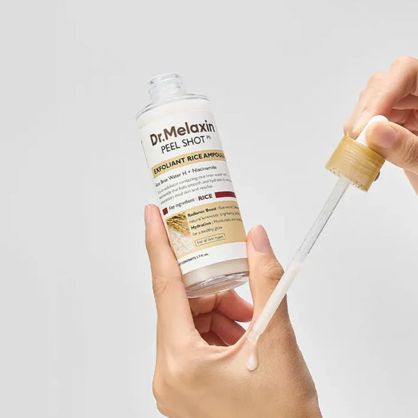 Dr Melaxin Peel Shot Exfoliating White Rice Ampoule 80ml