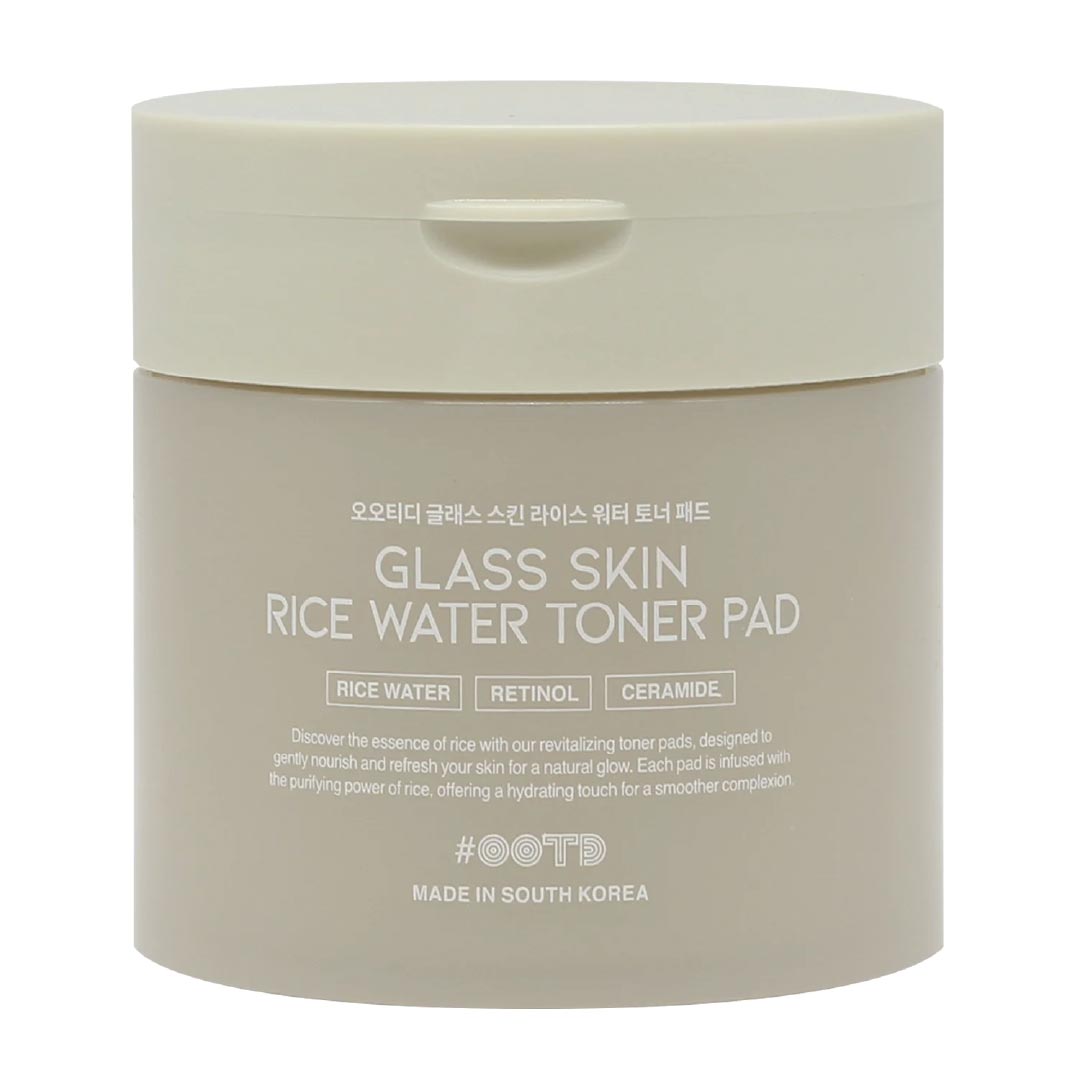 OOTD Glass Skin Rice Water Toner Pad (70pads)