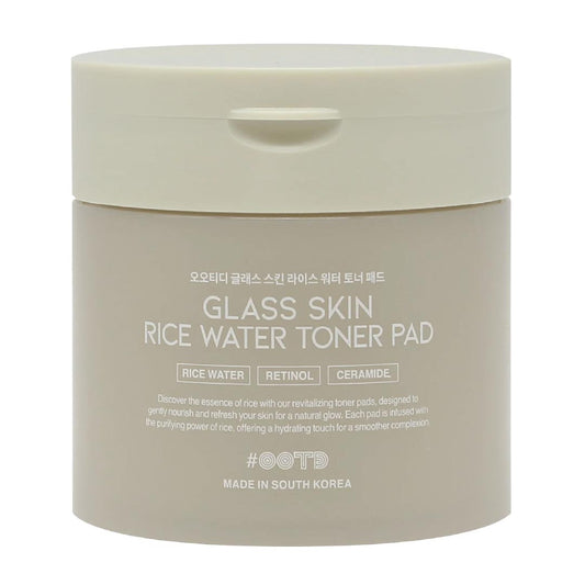OOTD Glass Skin Rice Water Toner Pad (70pads)