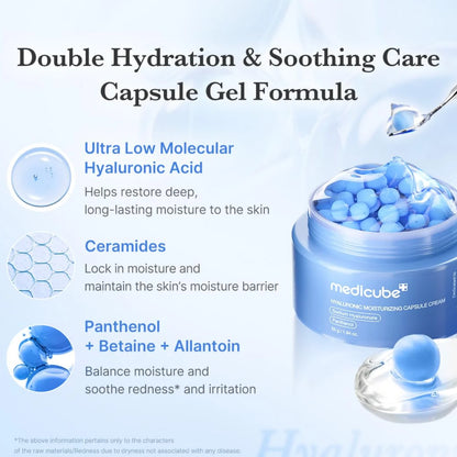 Medicube Hyaluronic Moisturizing Capsule Cream 55g
