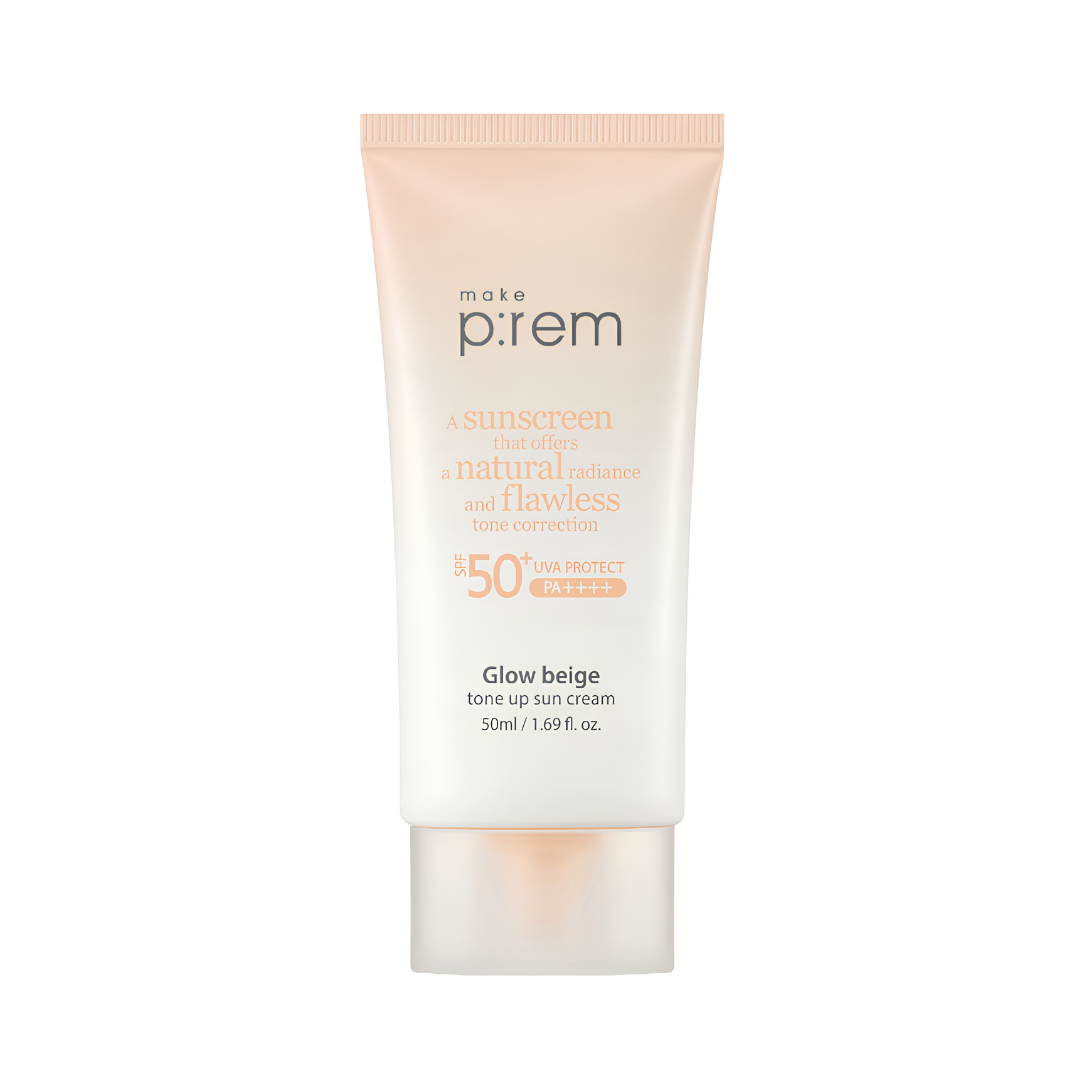 Make Prem Glow Beige Tone Up Sun Cream 50ml