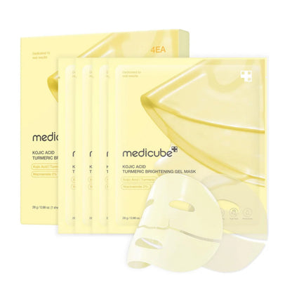 Medicube Kojic Acid Turmeric Brightening Gel Mask 4Ea