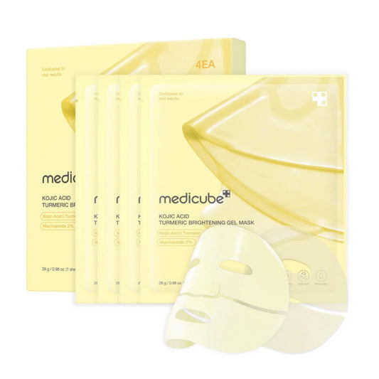 Medicube Kojic Acid Turmeric Brightening Gel Mask 4Ea