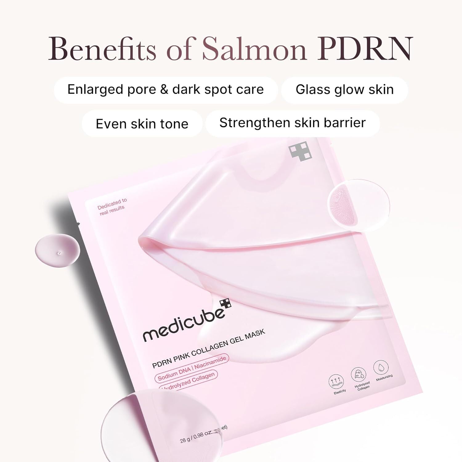 Medicube PDRN Pink Collagen Gel Mask (4Ea)