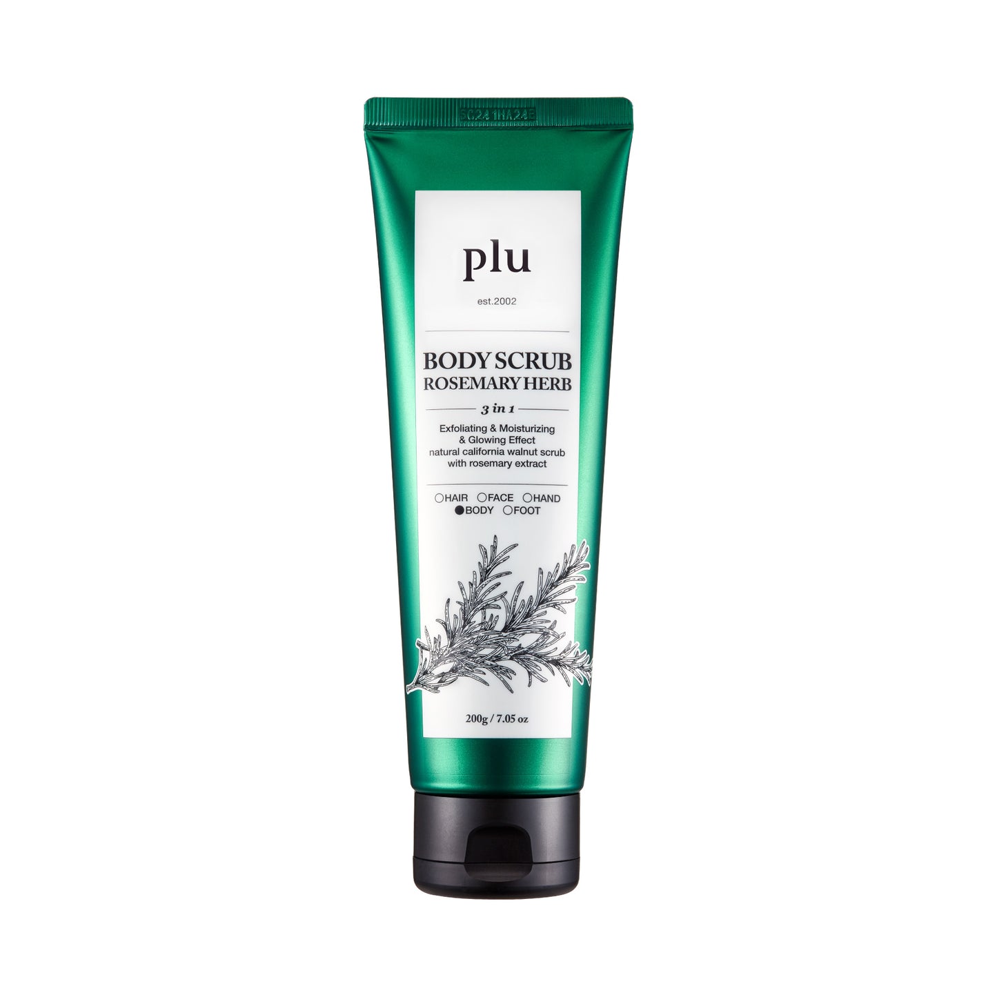PLU Body Scrub Rosemary Herb 200g