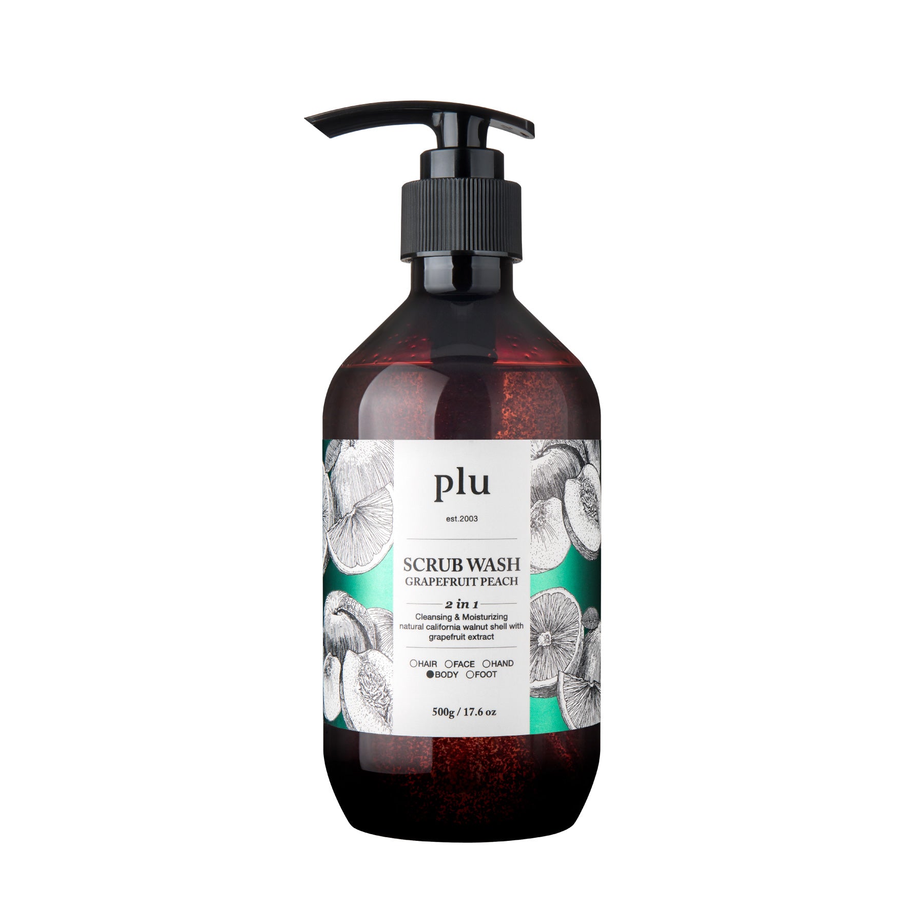 Plu Scrub Wash Grapefruit Peach