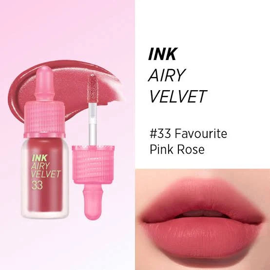 Peripera Ink Airy Velvet 033 Favorite Pink Rose