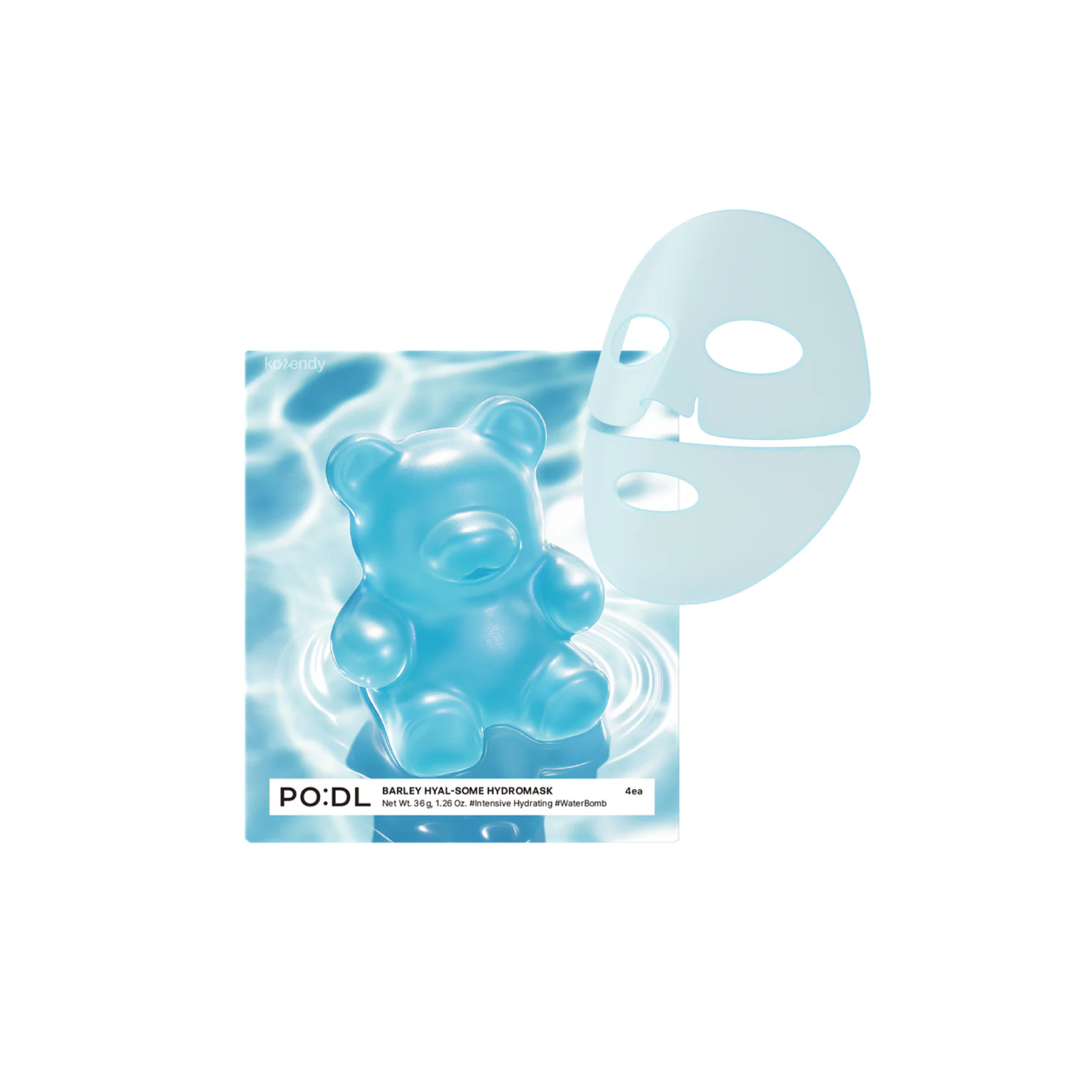 PODL Barley Hyal-Some Hydromask 36g x 4 sheets